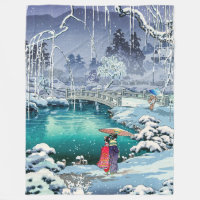 Tsuchiya Koitsu - Neige de printemps à Maruyama