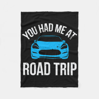 Couverture Polaire Tu M'as Eu à Road Trip Rv Voyage Vacances Voiture