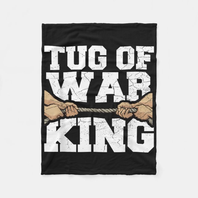 Couverture Polaire Tug Of War King Citation Pour Un Amoureux De La Gu (Devant)