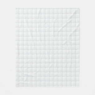 Couverture Polaire Tuile blanche