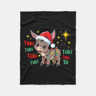 Couverture Polaire Tuki Tuki Donkey C'Est La Saison Mexicaine Espagno