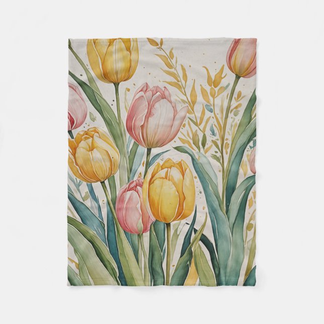 Couverture Polaire Tulip Reverie (Devant)