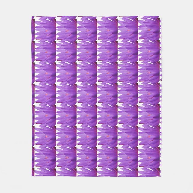 Couverture Polaire Tulipe pourpre (Devant)