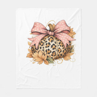 Couverture Polaire Turc de Thanksgiving mignon avec des plumes pétill