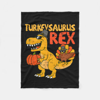 Couverture Polaire Turkeysaurus Rex Turkey Thanksgiving Toddler Boy K