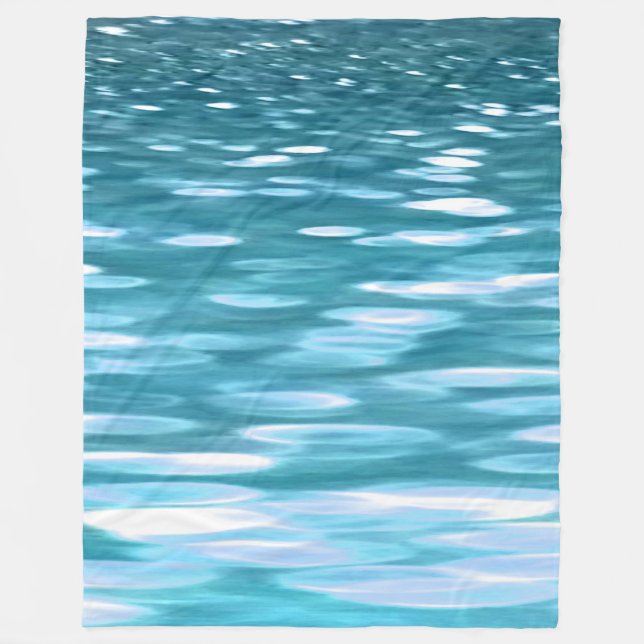 Couverture Polaire Turquoise shimmer (Devant)