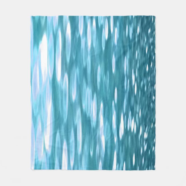 Couverture Polaire Turquoise shimmer (Devant)