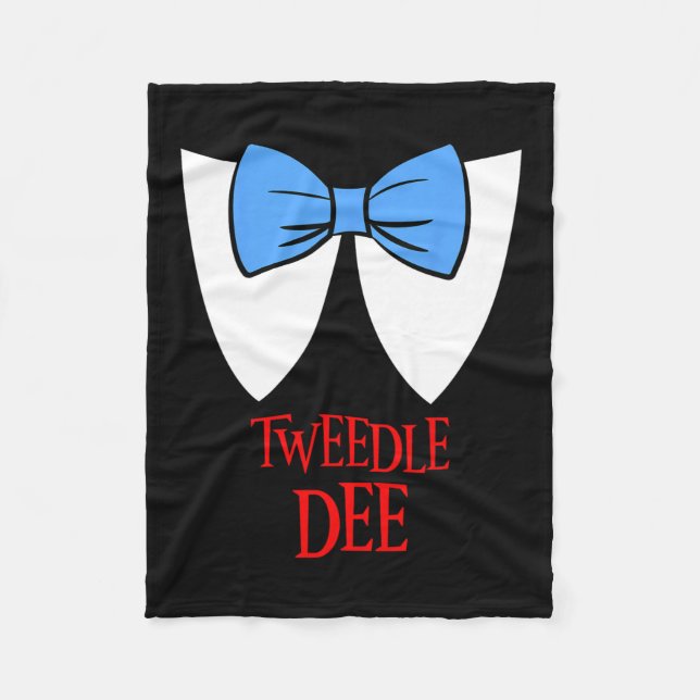 Couverture Polaire Tweedle Dee Costume Halloween Fairytale Caractère (Devant)