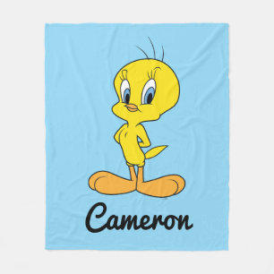 Couverture Polaire TWEETY™ Oiseau Intelligent Personnalisé