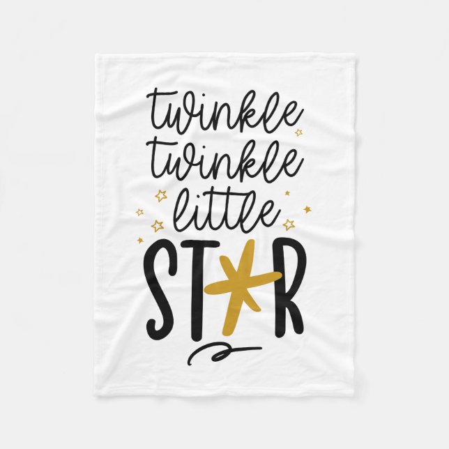 Couverture Polaire Twinkle Twinkle Little Star Doodle (Devant)
