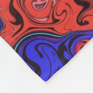 Couverture Polaire Twirlers colorés Abstraits /