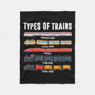Couverture Polaire Types De Trains Chemise Enfant Garçon Locomotive F