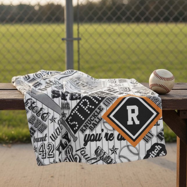 Couverture Polaire Typographie de baseball Black White Stripes ID770 (Créateur téléchargé)