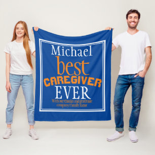 Couverture Polaire Typographie Meilleur fournisseur de soins jamais b