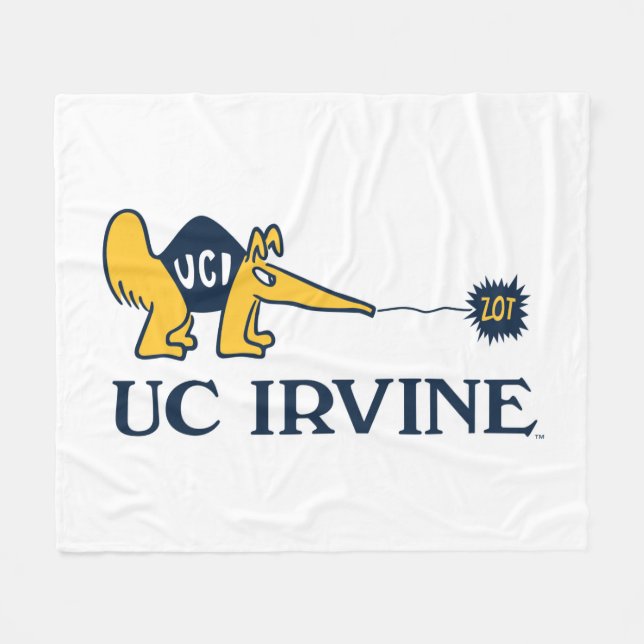 Couverture Polaire UC Irvine | UCI Anteaters Zot! (Devant (Horizontal))