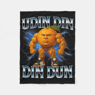 Couverture Polaire Udin Din Din Dun Funny Italian Brainrot Meme Bodyb