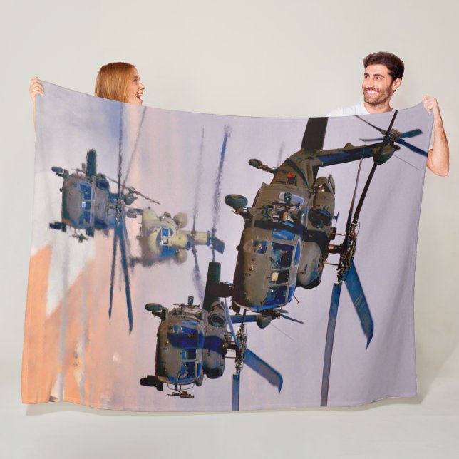 COUVERTURE POLAIRE UH-60M NOIR HAWK (En situation)