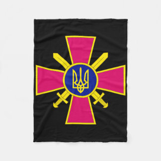 Couverture Polaire Ukraine Army - Ground Forces Emblem 