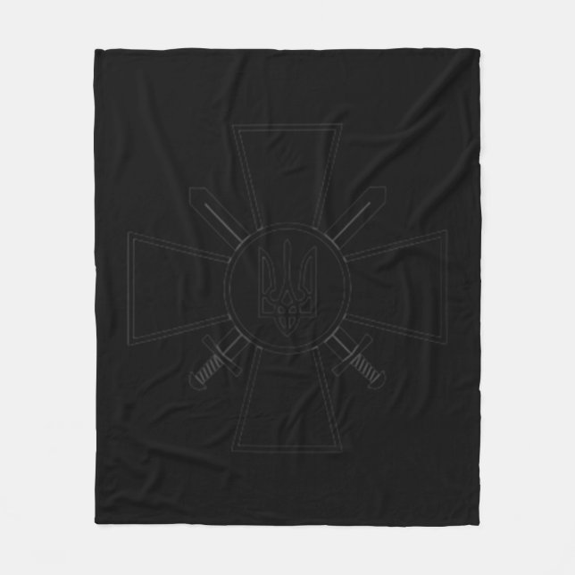 Couverture Polaire Ukrainian Ground Forces Ukraine Army Armed Force Z (Devant)