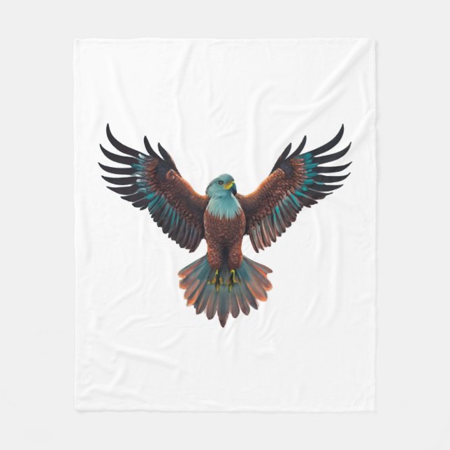 Couverture Polaire Un aigle... (Devant)