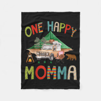 Couverture Polaire Un campeur de Momma heureux 1er anniversaire garço