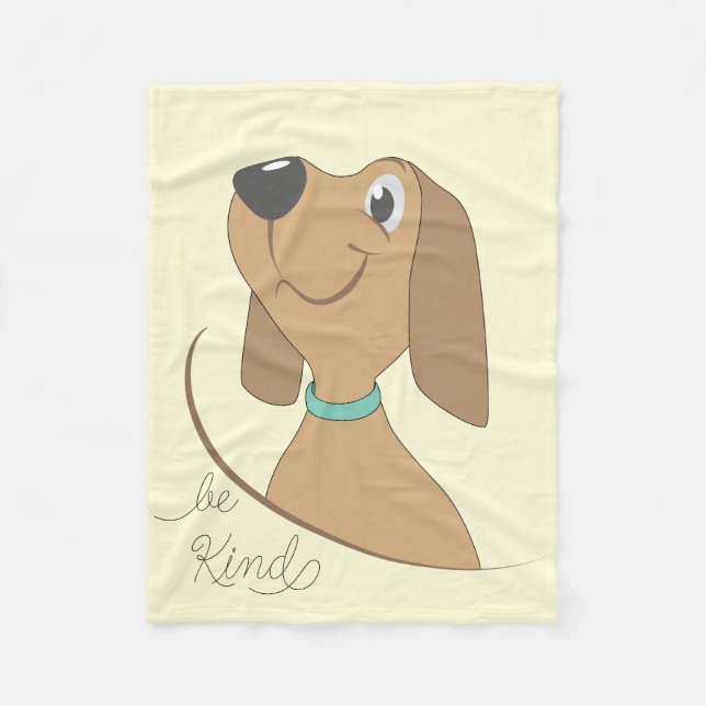 Couverture Polaire Un chien en forme (Devant)