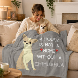 Couverture Polaire Un Chihuahua n'est pas une maison