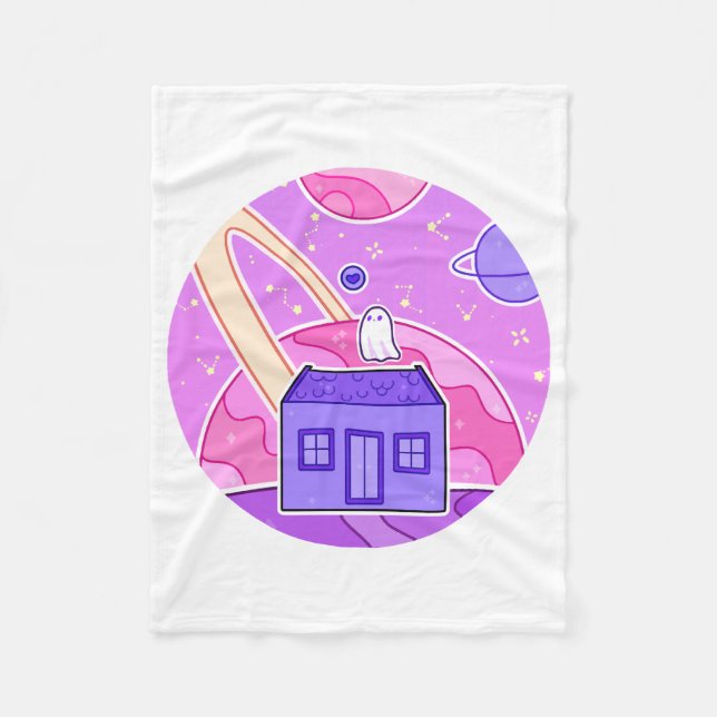 Couverture Polaire Un fantôme qui vit dans l'espace (Devant)