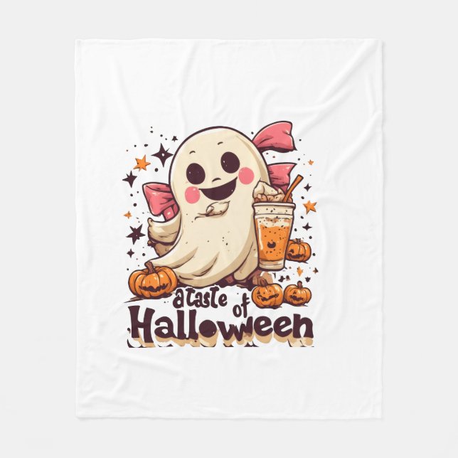 Couverture Polaire Un goût d'Halloween  (Devant)