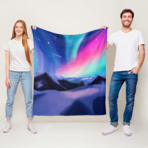 Couverture Polaire Un Million Aurora Dreams Fleece Blanket