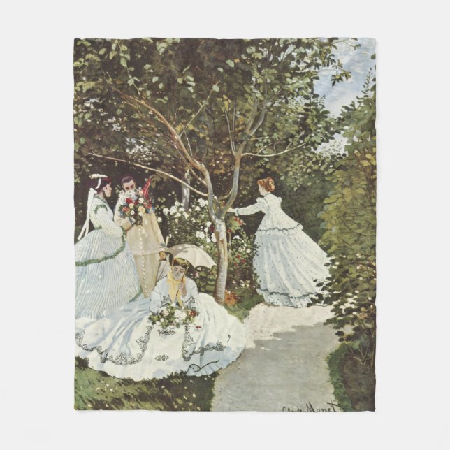 Couverture Polaire Un moulin à vent à Zaandam Claude Monet (Devant)