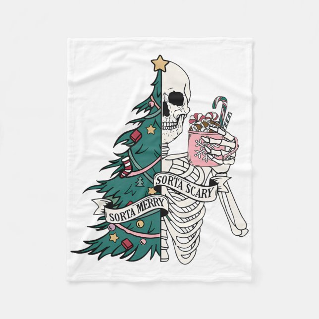 Couverture Polaire Un Noël plutôt joyeux plutôt effrayant  (Devant)