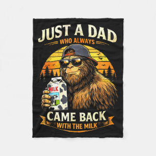 Couverture Polaire Un papa qui est revenu avec le lait Père Bigfoot