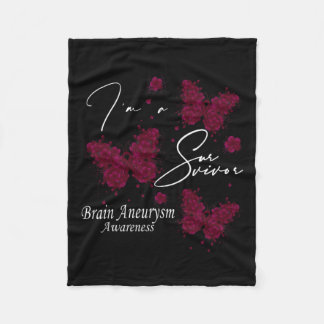 Couverture Polaire Un Papillon de sensibilisation à l'neurysme cérébr