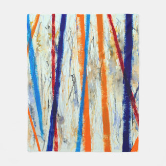 Couverture Polaire un tableau abstrait