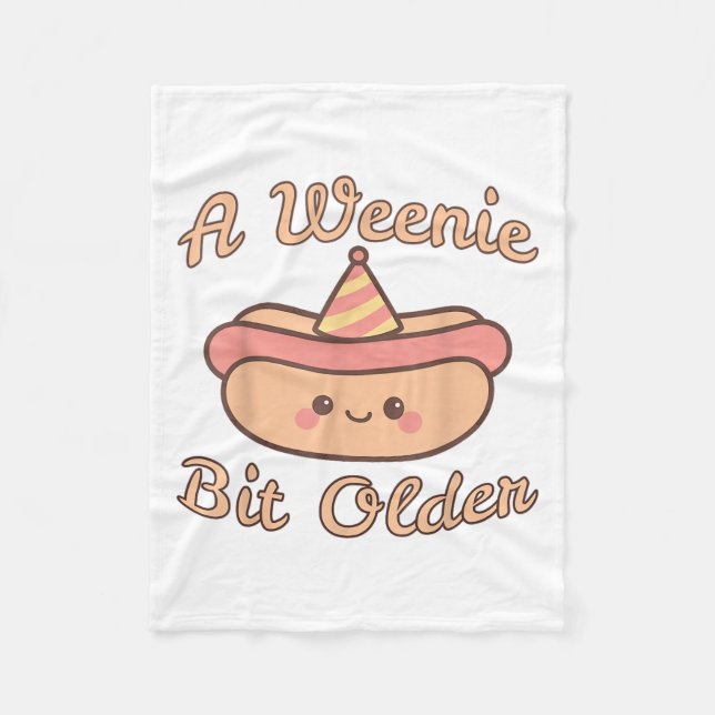 Couverture Polaire Un Weenie Un Peu Plus Ancien Est Un Bir Chaud De C (Devant)