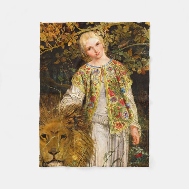Couverture Polaire Una et le Lion, 1860 par William Bell Scott (Devant)