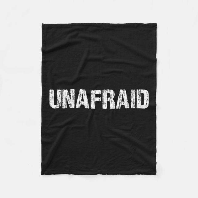 Couverture Polaire Unafraid Motivation Perseverance Insration Unaloge (Devant)
