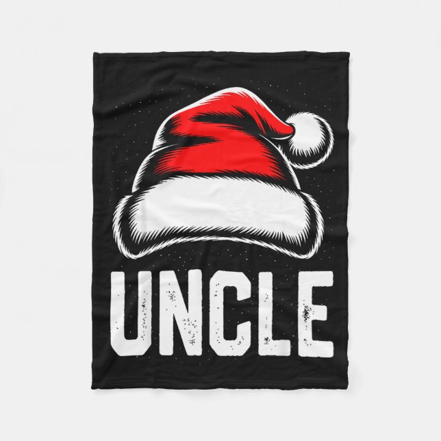 Couverture Polaire Uncle Santa Christmas Family Matching Pajamas Xmas (Devant)