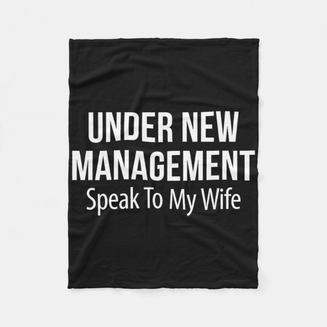 Couverture Polaire Under New Management - Speak To My Wife -  (Devant)