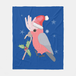 Couverture Polaire Une coquette cokote de galah de Noël