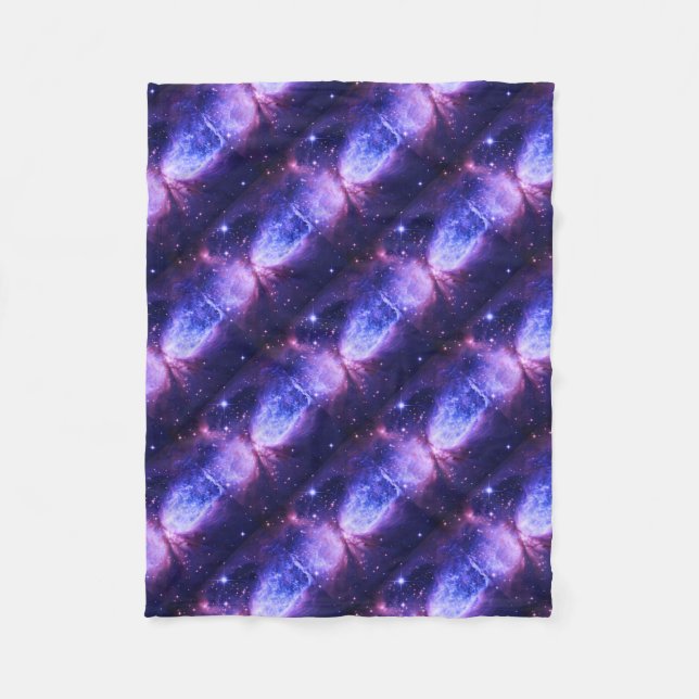 Couverture Polaire Une Étoile Est Née Bleu Violet (Devant)