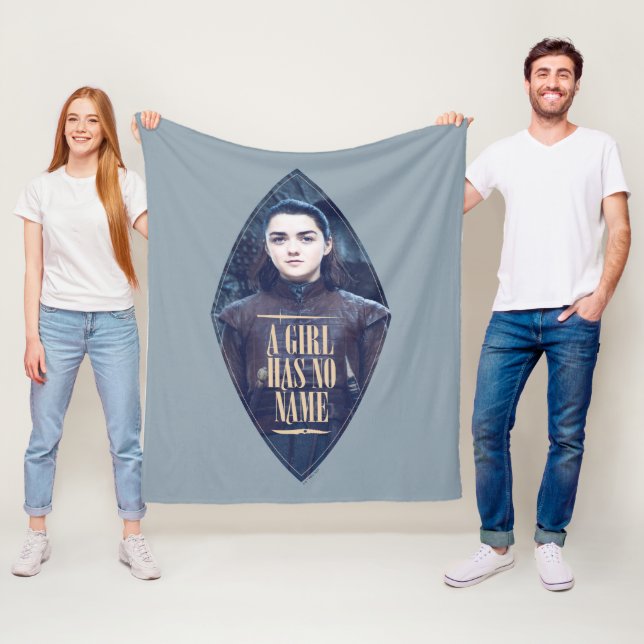 Couverture Polaire "Une Fille N'A Pas De Nom" Arya Stark Graphic (En situation)