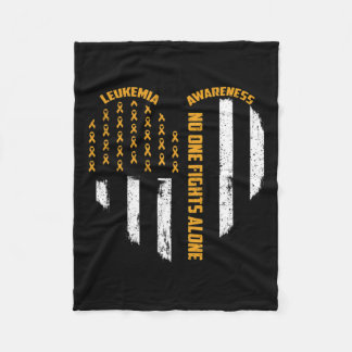 Couverture Polaire Une lutte contre le drapeau américain Coeur de la 