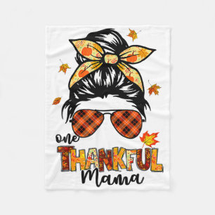 Couverture Polaire Une Mama Gentil Drôle Mâle Mâle Bun Automne Que