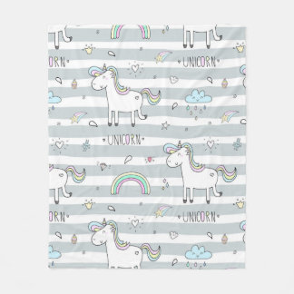 Couverture Polaire Unicorne