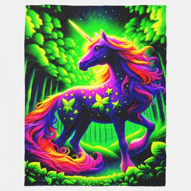 Couverture Polaire Unicorne (Devant)