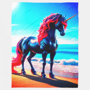 Couverture Polaire Unicorne