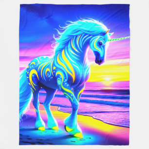 Couverture Polaire Unicorne