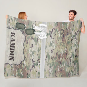 Couverture Polaire Uniforme personnalisé de l'armée OCP Camo de jet